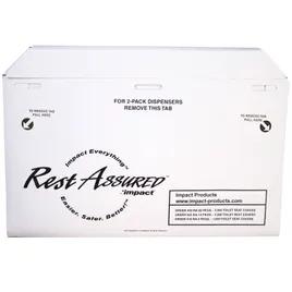 Impact® Rest Assured Toilet Seat Cover White Half-Fold 2500/Case