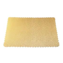Cake Board 1/2 Size 18.75X13.75 IN Corrugated Paperboard Gold Rectangle 50/Case