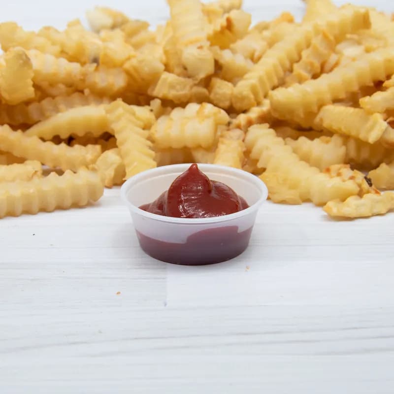 Solo® Souffle & Portion Cup 1.5 OZ PS Translucent Round Stackable 250 Count/Pack 10 Packs/Case 2500 Count/Case