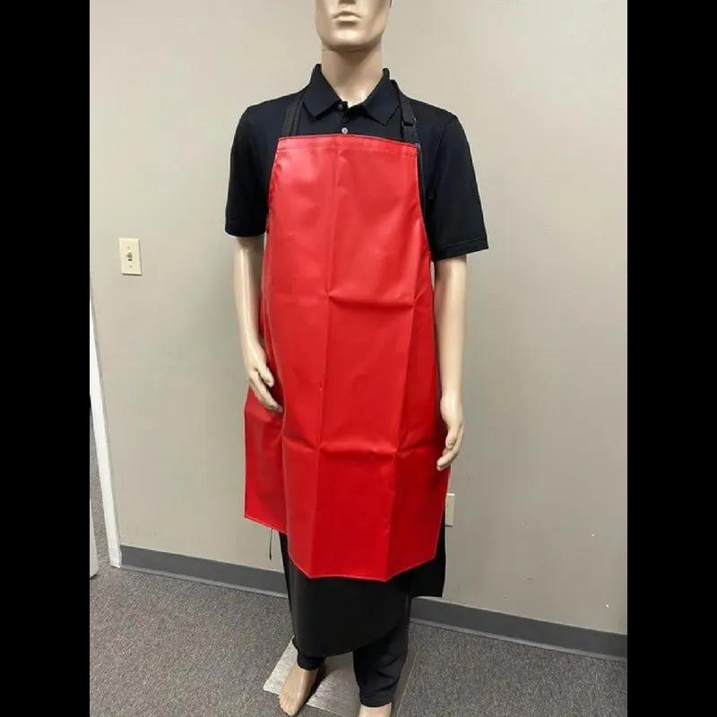 Apron Standard Size 37 IN Red Vinyl 1/Each