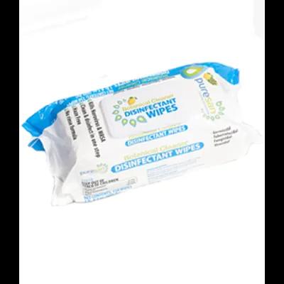 Lemon One-Step Disinfectant Wipe Tuberculocidal Virucidal Fungicidal 150 Count/Pack 8 Packs/Case 1200 Count/Case