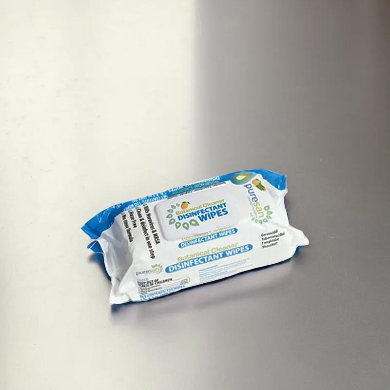 Lemon One-Step Disinfectant Wipe Tuberculocidal Virucidal Fungicidal 150 Count/Pack 8 Packs/Case 1200 Count/Case