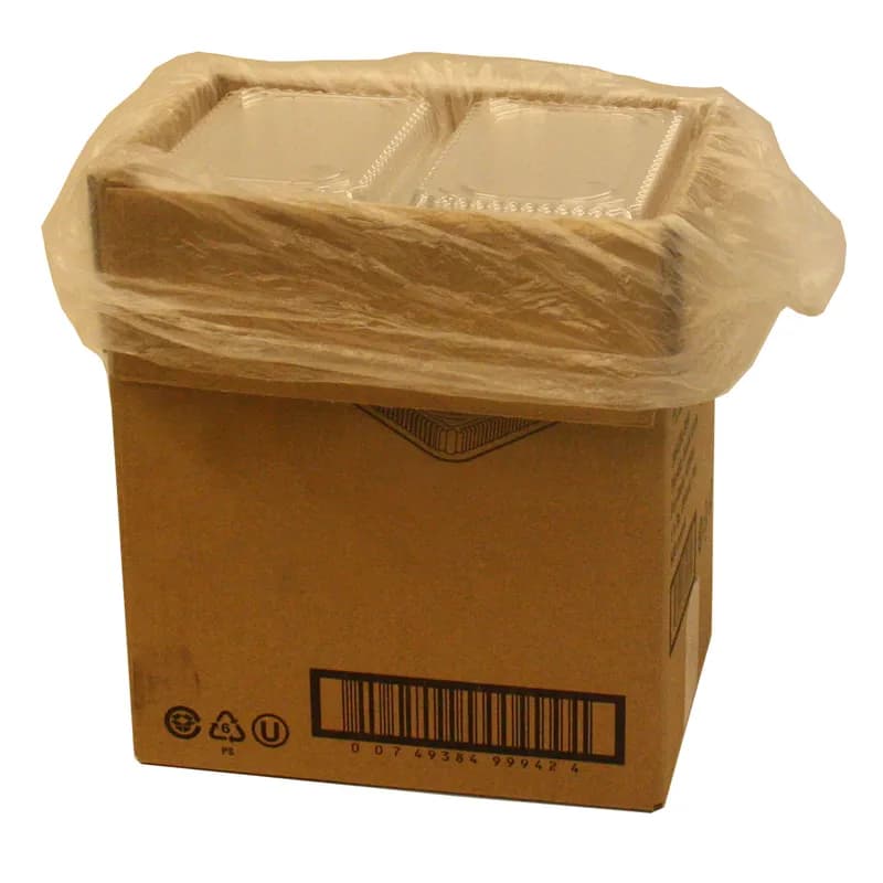 Lid Low Dome 8X4 IN OPS Clear Rectangle For 2 LB Bread Loaf Pan 200/Case