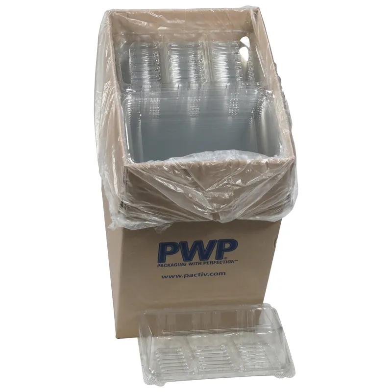 Cookie Hinged Container With Dome Lid 24 CT 11.52X7.286X3.76 IN PET Clear Rectangle 100/Case