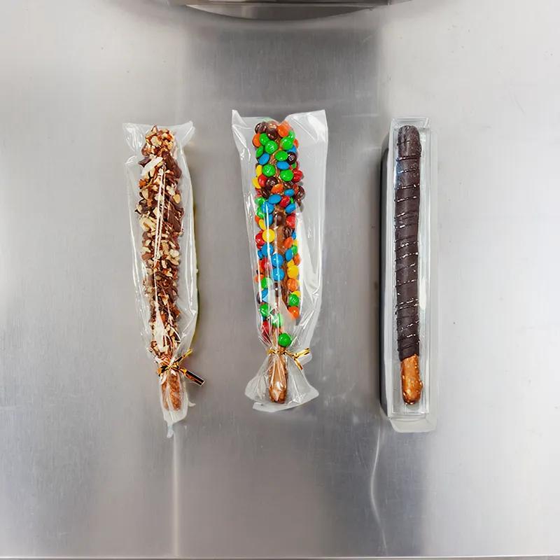 Rod Bag 10X1.5+1 IN Plastic Clear 100/Pack