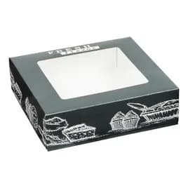 Pie Box 9X9X2.5 IN Fresh Flavor With Window 100/Case