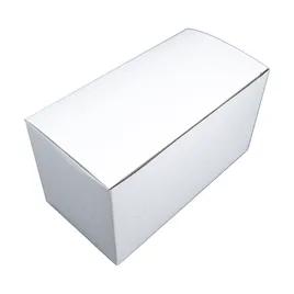 Lunch Take-Out Box 9X5X4 IN SBS Paperboard White Rectangle Tuck Top 250/Case