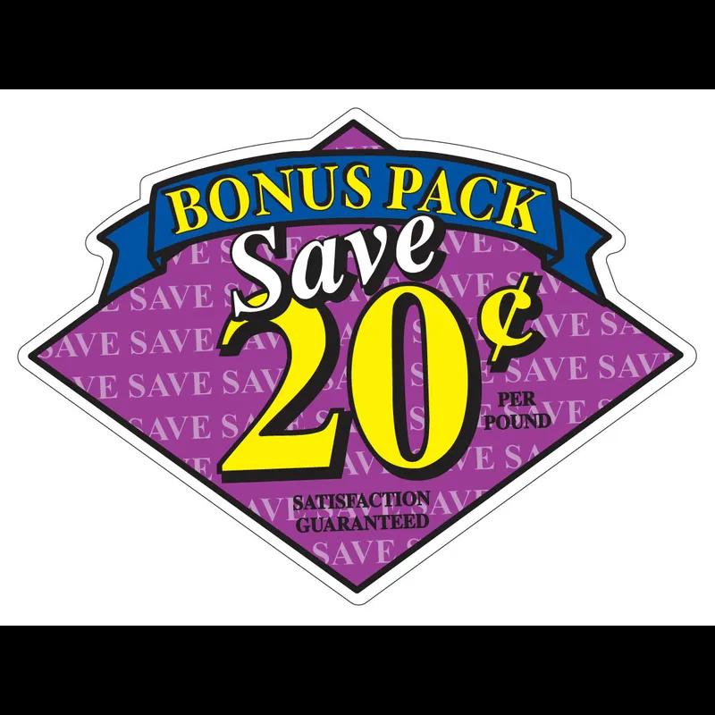 Save $.20 Bonus Pack Label 500/Roll
