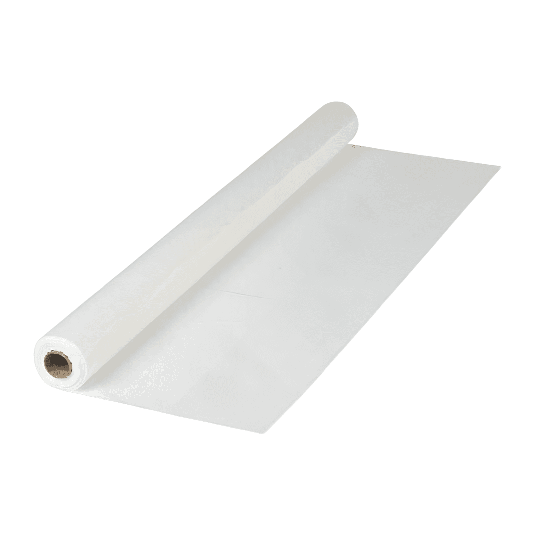 Table Cover 30X96 IN Plastic White 12/Case