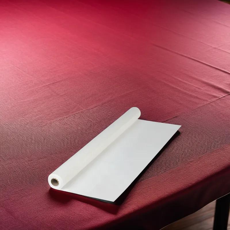 Table Cover 30X96 IN Plastic White 12/Case
