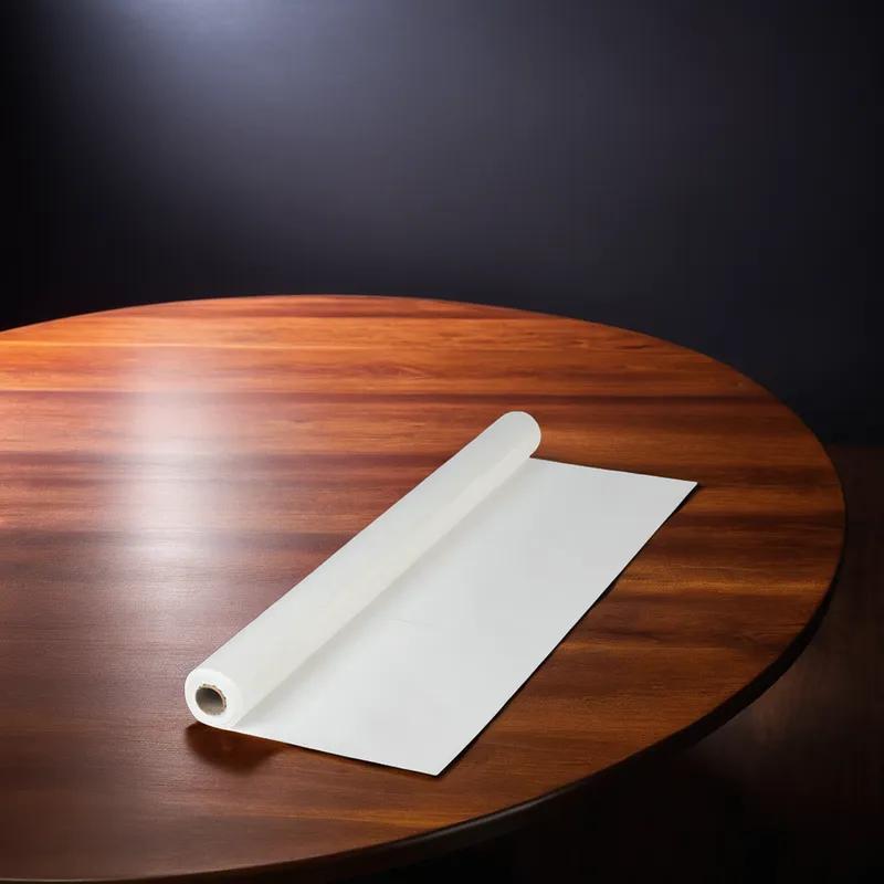 Table Cover 30X96 IN Plastic White 12/Case