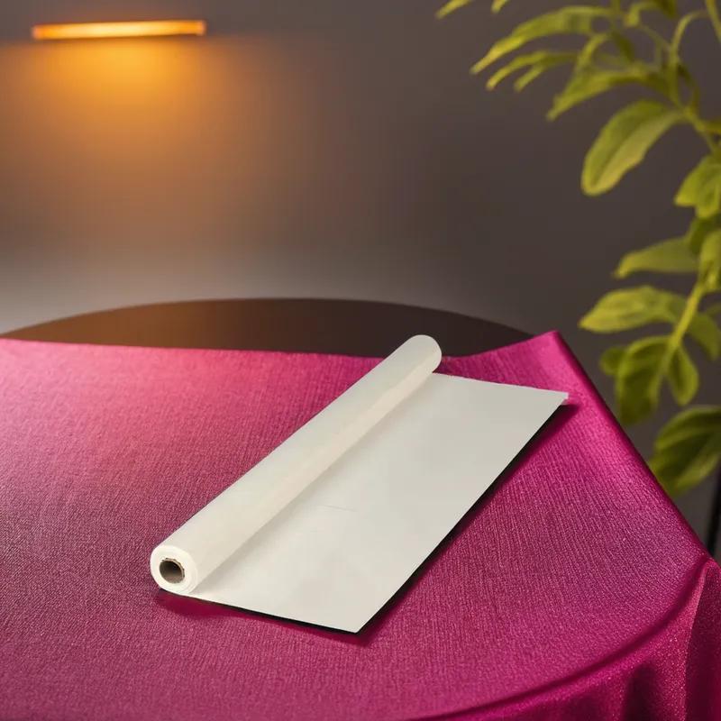 Table Cover 30X96 IN Plastic White 12/Case
