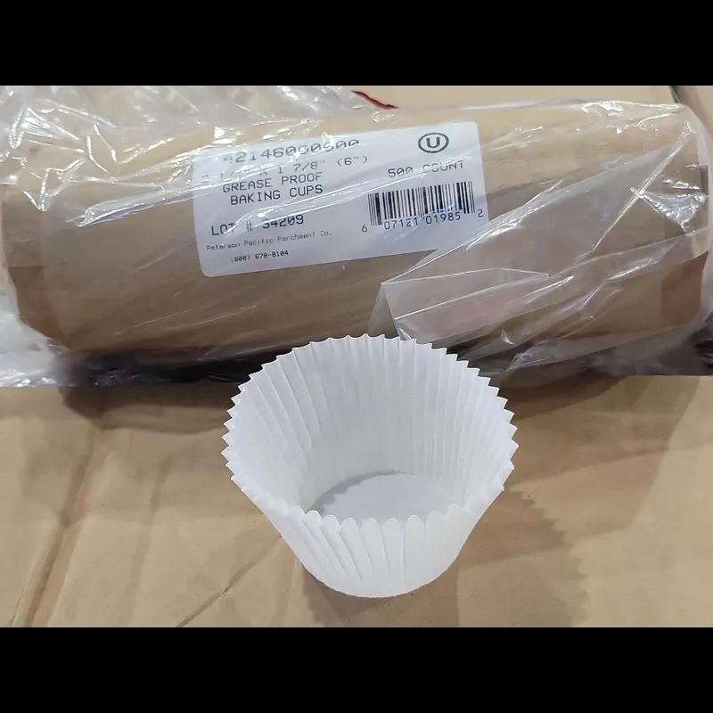 Mega Muffin Baking Cup 6X1.875X2.25 IN Greaseproof 10000/Case