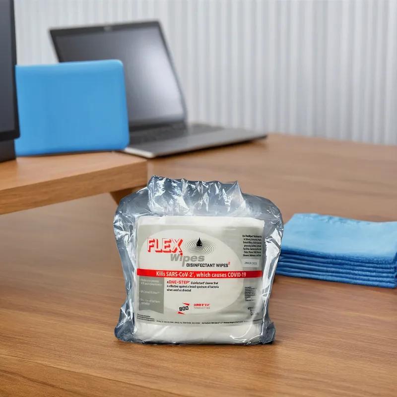 FLEX® Citrus Scent One-Step Disinfectant Multi Surface Wipe Virucidal 75 Count/Pack 6 Packs/Case 450 Count/Case