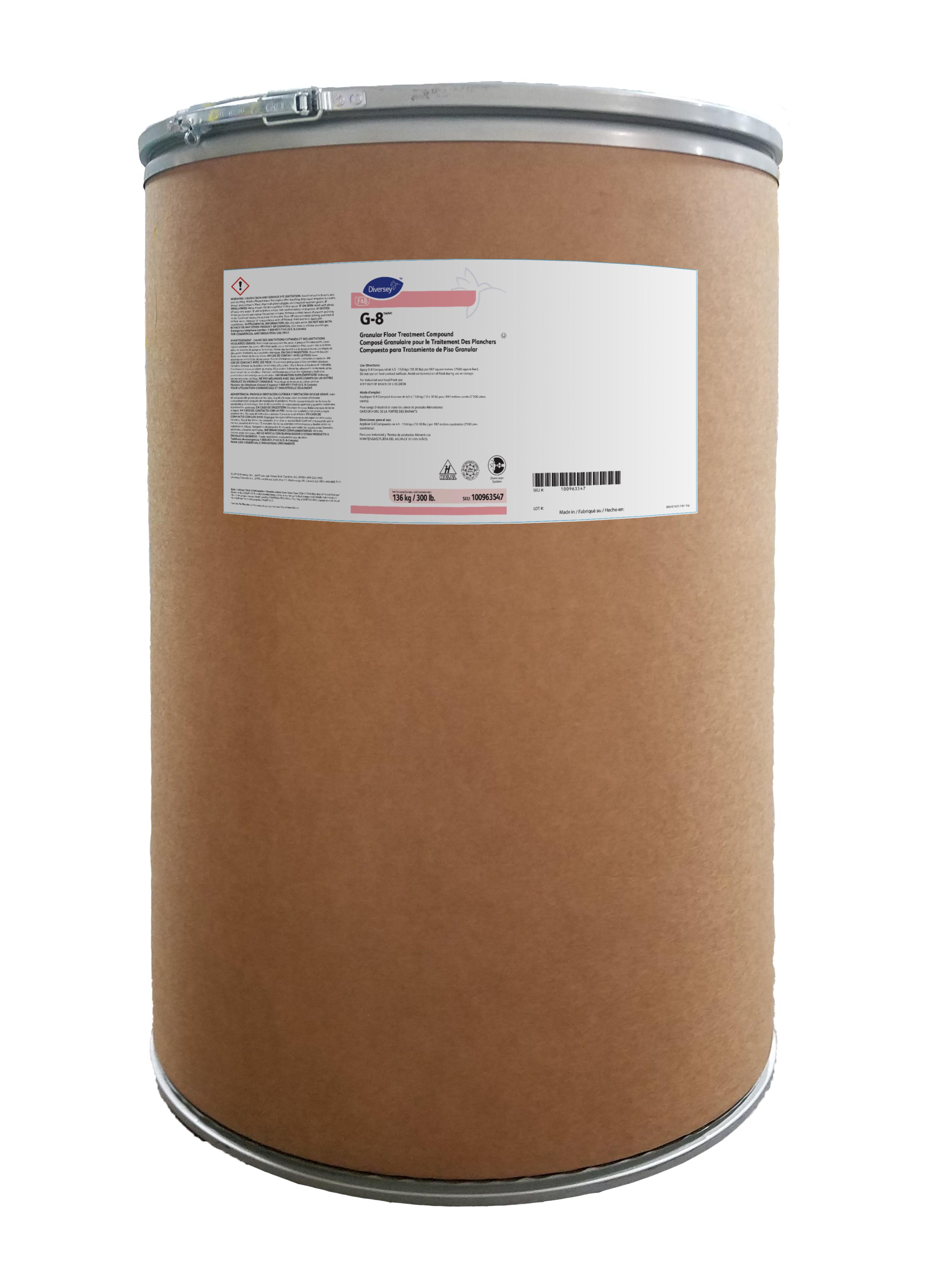 Diversey Odorless Floor Treatment 300 LB Granules Kosher 1/Drum