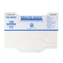 Health Gards® Toilet Seat Cover White Half-Fold Lever Dispensed 3000/Case