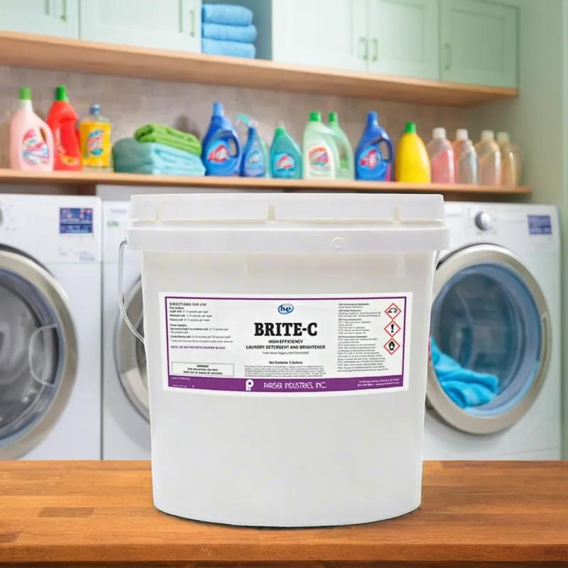 BRITE-C Laundry Bleach Laundry Detergent 15 GAL Color Safe Surfactant Whitening Agent 1/Pail