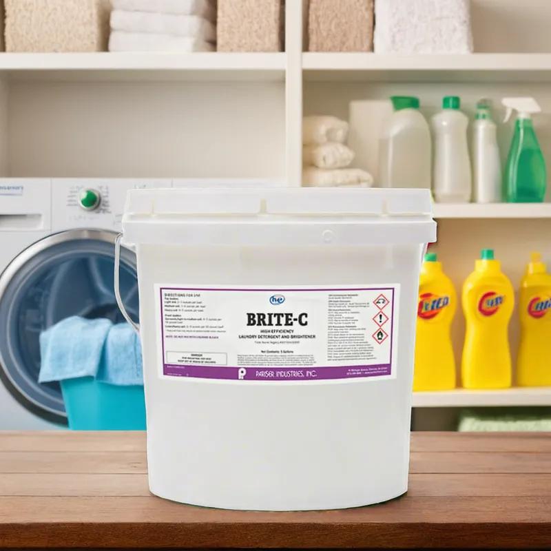 BRITE-C Laundry Bleach Laundry Detergent 15 GAL Color Safe Surfactant Whitening Agent 1/Pail