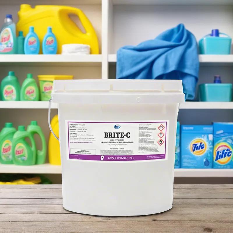BRITE-C Laundry Bleach Laundry Detergent 15 GAL Color Safe Surfactant Whitening Agent 1/Pail