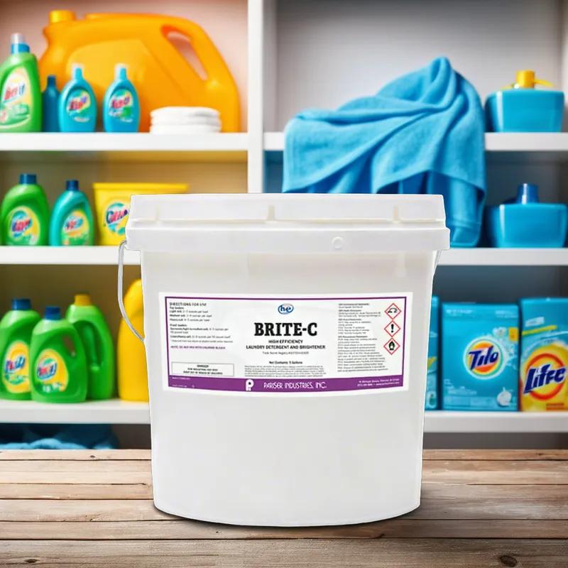 BRITE-C Laundry Bleach Laundry Detergent 15 GAL Color Safe Surfactant Whitening Agent 1/Pail