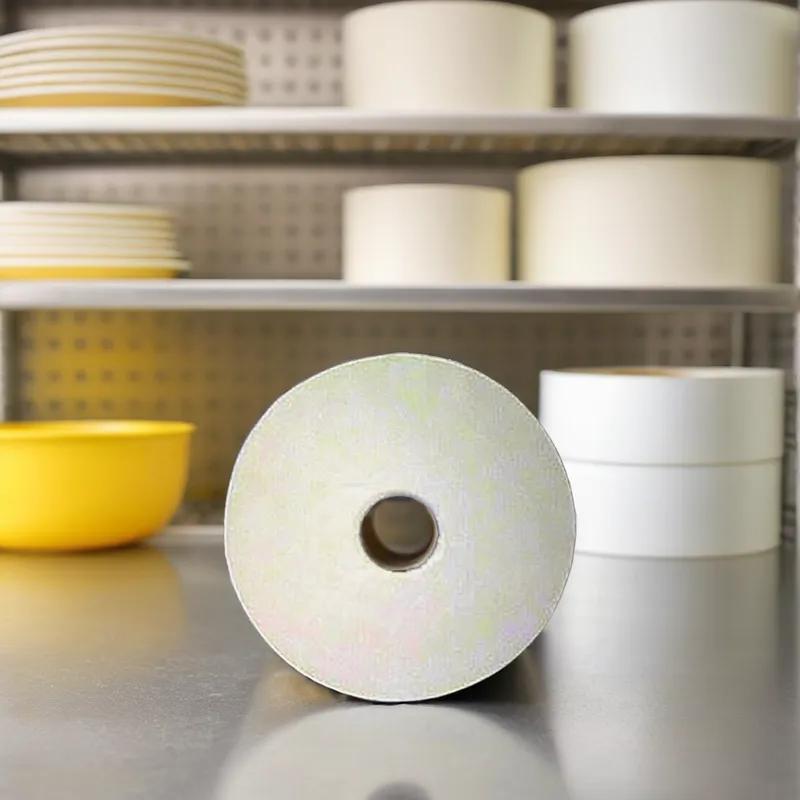 Victoria Bay Toilet Paper & Tissue Roll 1PLY White Jumbo (JRT) 6 Rolls/Case