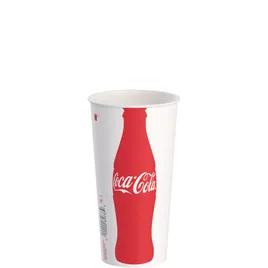 Solo® Cold Cup 21 OZ Double Sided Poly Paper (DSP) Multicolor Coca-Cola® Stock Print 50 Count/Pack 20 Packs/Case