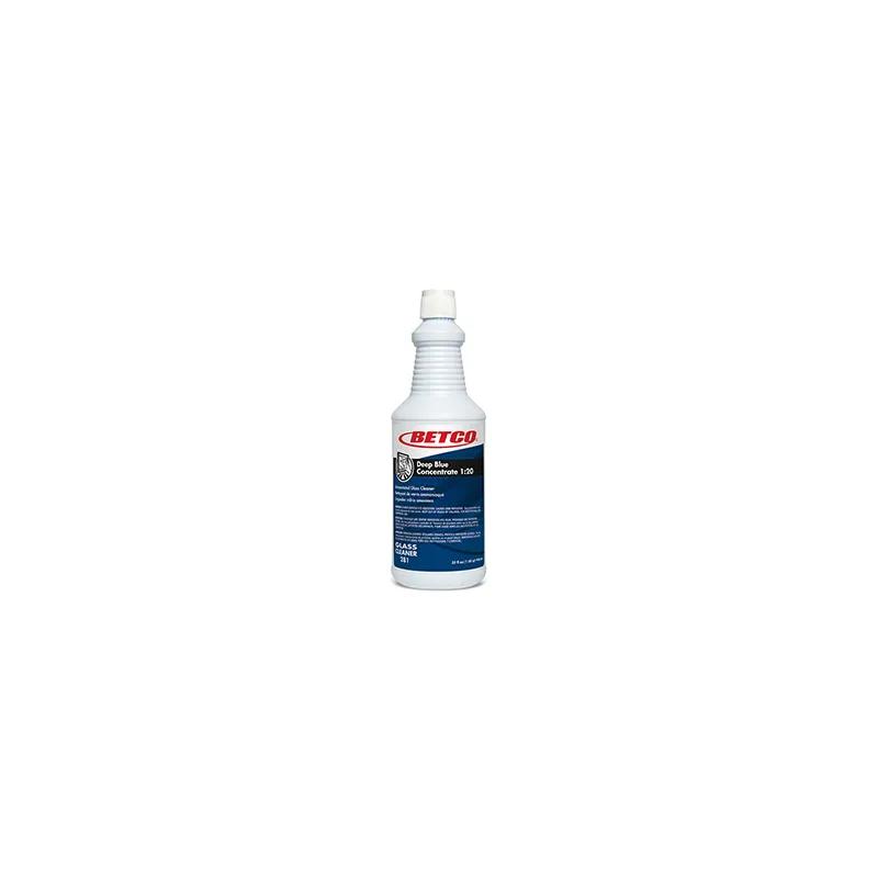 Deep Blue Window & Glass Cleaner 32 OZ Multi Surface Alkaline RTU Ammoniated Phosphate-Free 12/Case