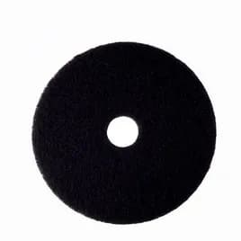3M™ 7200 Stripping Pad 19X0.75 IN Black Non-Woven Polyester Fiber Natural Fiber 175-600 RPM Center Hole 5/Case