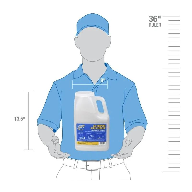 Absorbent 3 LB White Unscented 6/Case