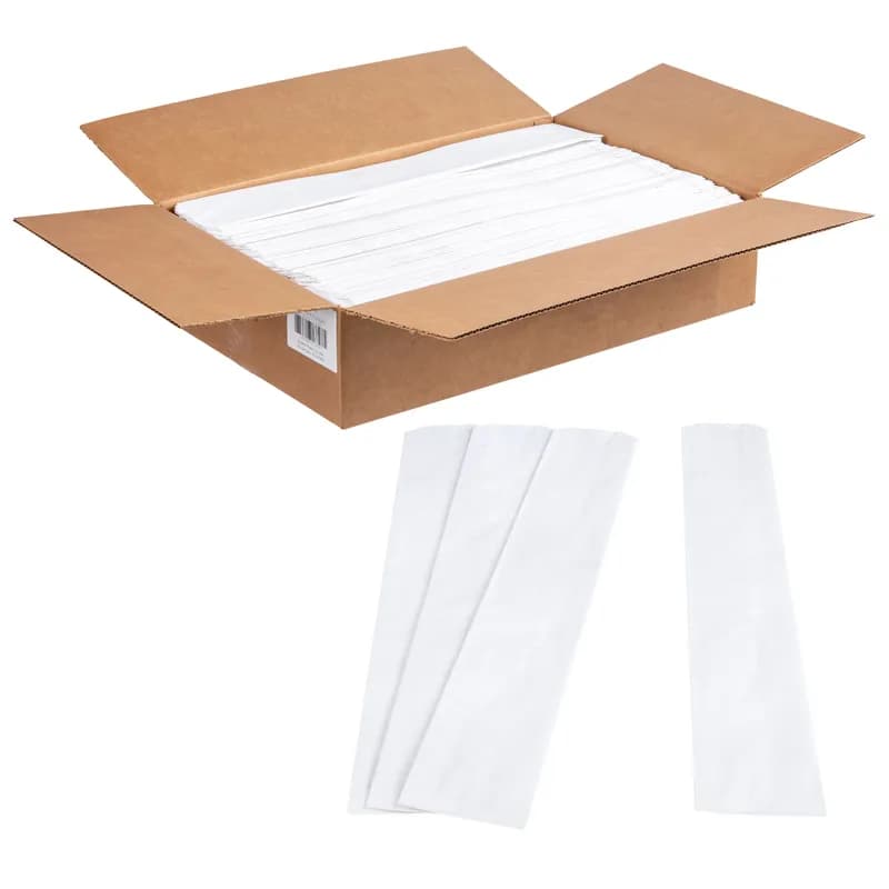 Bread Bag 4.5X2.5X24 IN Paper White Plain 1000/Case