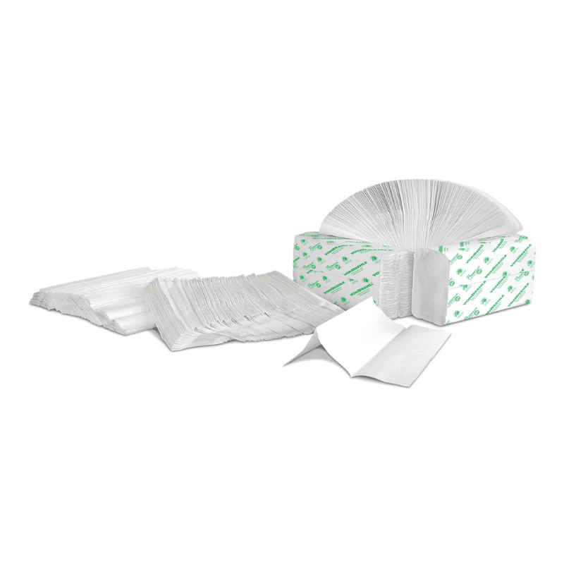 von Drehle Folded Paper Towel White Multifold 4000 Sheets/Case