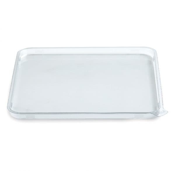 Fresh 'n Clear® GoCube® Lid Flat 7X7X0.36 IN PET Clear Square For Container 200/Case