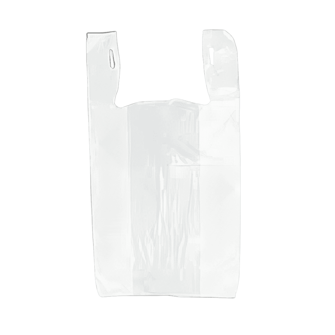 Bag 8X4X15 IN Plastic 13MIC White T-Sack 2000/Case