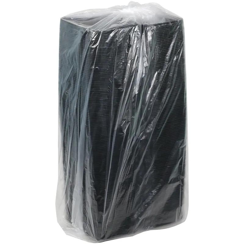 20S Supermarket Tray 8.7X6.2X0.65 IN Polystyrene Foam Black Rectangle 500/Case