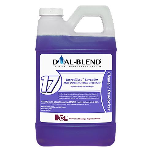 DUAL-BLEND® Lavender Cleaner 5X4X9 IN 80 FLOZ Multi Surface 4/Case