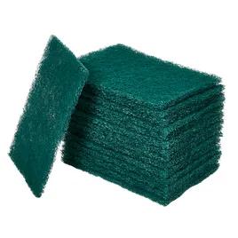 Victoria Bay Scouring Pad 6X9 IN Heavy Duty Fiber Green 15/Case