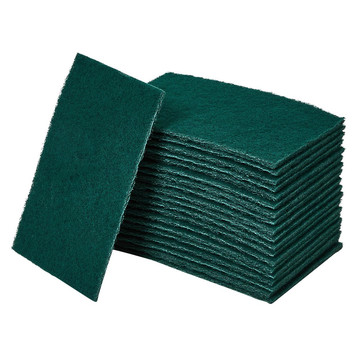 Victoria Bay General Purpose Scouring Pad 6X9 IN Fiber Green 20/Case