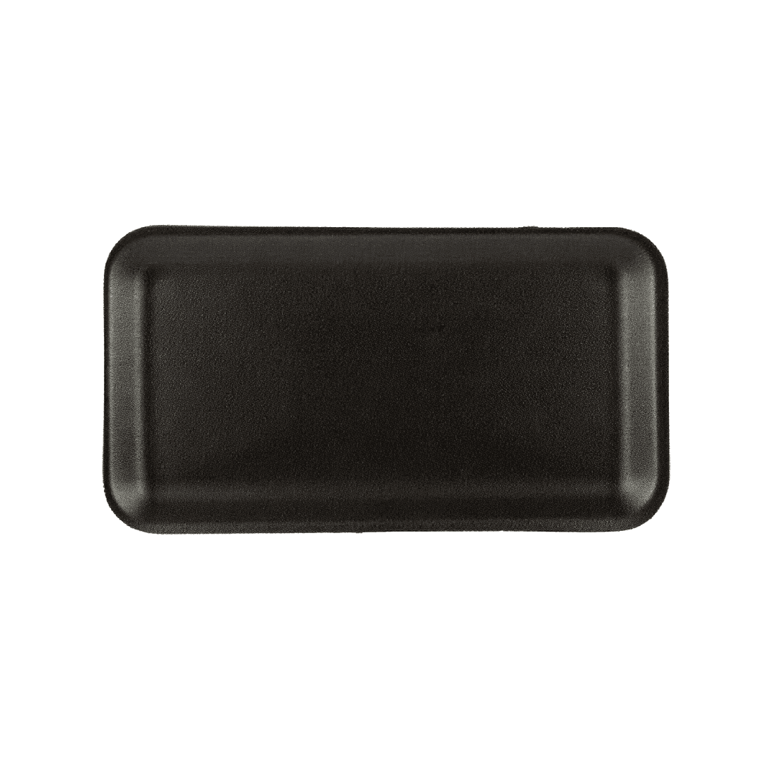 Dyne-A-Pak 10S Tray Polystyrene Foam Black 500/Case
