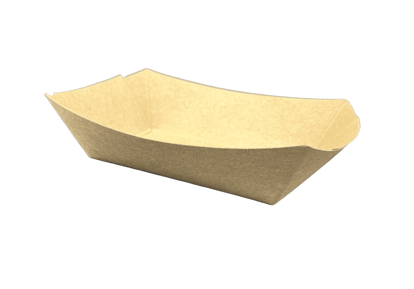 Food Tray 2.5 LB Paper Kraft Rectangle 500/Case