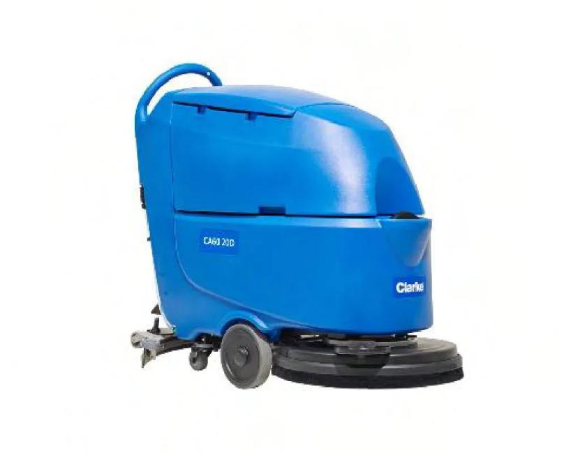 Clarke® CA60 DT Floor Scrubber 50X22X42.5 IN 16 GAL 20IN Blue Walk Behind Disk Head 130 Ah Wet Battery (2) 1/Each