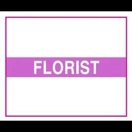 Florist Label Purple White 15000/Pack