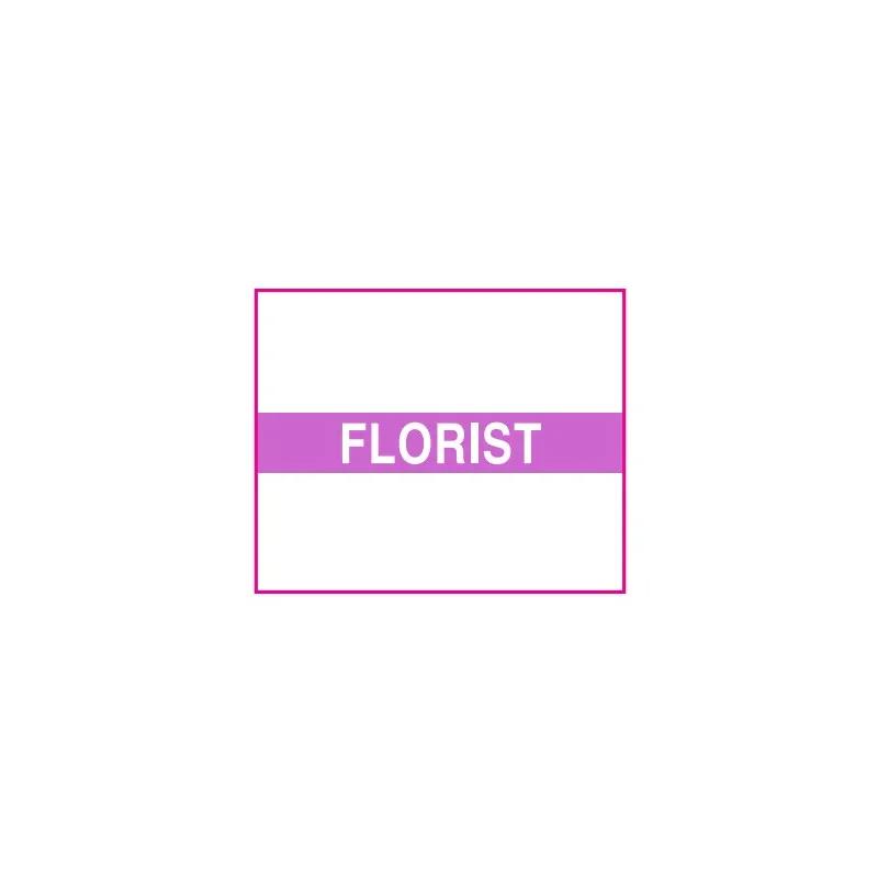 Florist Label Purple White 15000/Pack