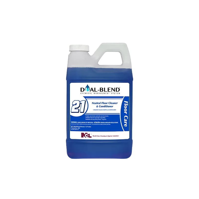 DUAL-BLEND® Pleasant Scent Floor Conditioner 5X4X9 IN 80 FLOZ Neutral Concentrate 4/Case