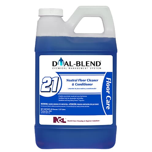DUAL-BLEND® Pleasant Scent Floor Conditioner 5X4X9 IN 80 FLOZ Neutral Concentrate 4/Case