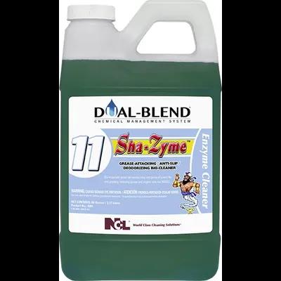 SHA-ZYME Pleasantly Fresh Floor Cleaner Degreaser 1 GAL Daily Concentrate Enzymatic 4/Case