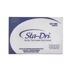 Sta-Dri Apron 28X44 IN White 1.44MIL Embossed PE 500/Case