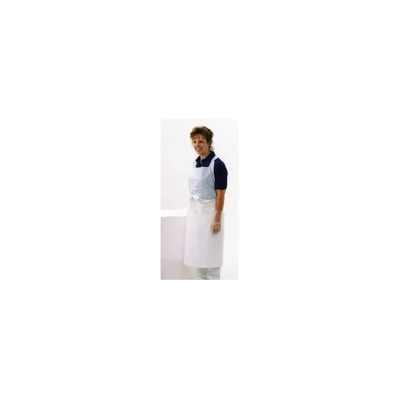 Sta-Dri Apron 28X44 IN White 1.44MIL Embossed PE 500/Case
