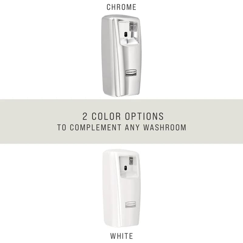 Microburst® 9000 Soap Dispenser 4.33X3.56X8.75 IN Chrome Plastic LCD Display 6/Case