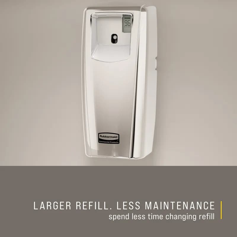 Microburst® 9000 Soap Dispenser 4.33X3.56X8.75 IN Chrome Plastic LCD Display 6/Case