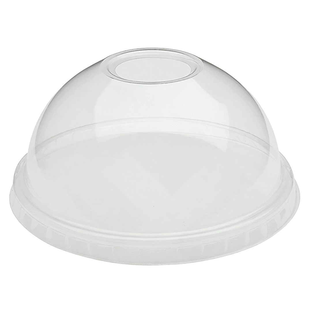 Victoria Bay Lid Dome Plastic For Cup With Hole 1000/Case